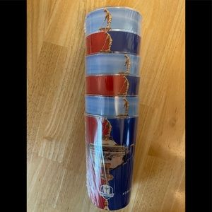 Ryder Cup! Brand new still in plastic! Six plastic glasses from RyderCup!